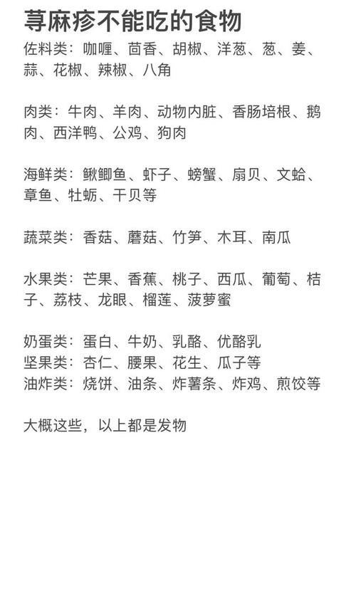 知乎：新奥资料免费精准-荨麻疹忌口什么食物  第3张